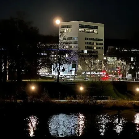 Schickes 2-zi-apartment Am Neckarufer Im Buga-park *