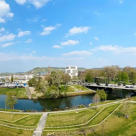 Apartment Schickes 2-zi-apartment Am Neckarufer Buga-park Mit Tg-stellplatz