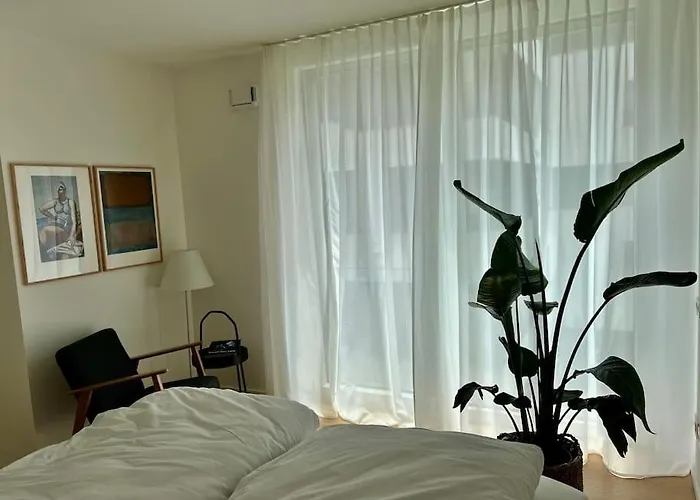 Apartment Schickes 2-zi-apartment Am Neckarufer Buga-park Mit Tg-stellplatz