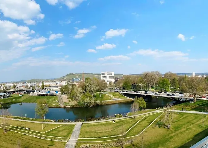 Apartment Schickes 2-zi-apartment Am Neckarufer Buga-park Mit Tg-stellplatz