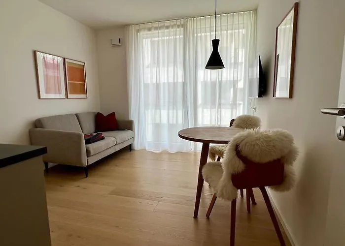 Apartment Schickes 2-zi-apartment Am Neckarufer Buga-park Mit Tg-stellplatz